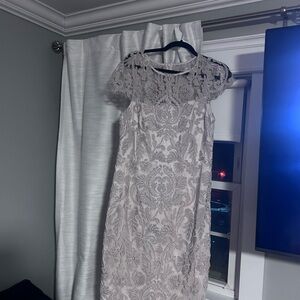 Vince Camuto Silver evening dress size 14